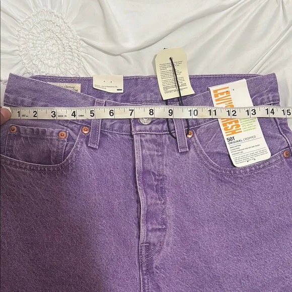 Levi's Purple Ankle & Cropped Jeans - Picture 9 of 13